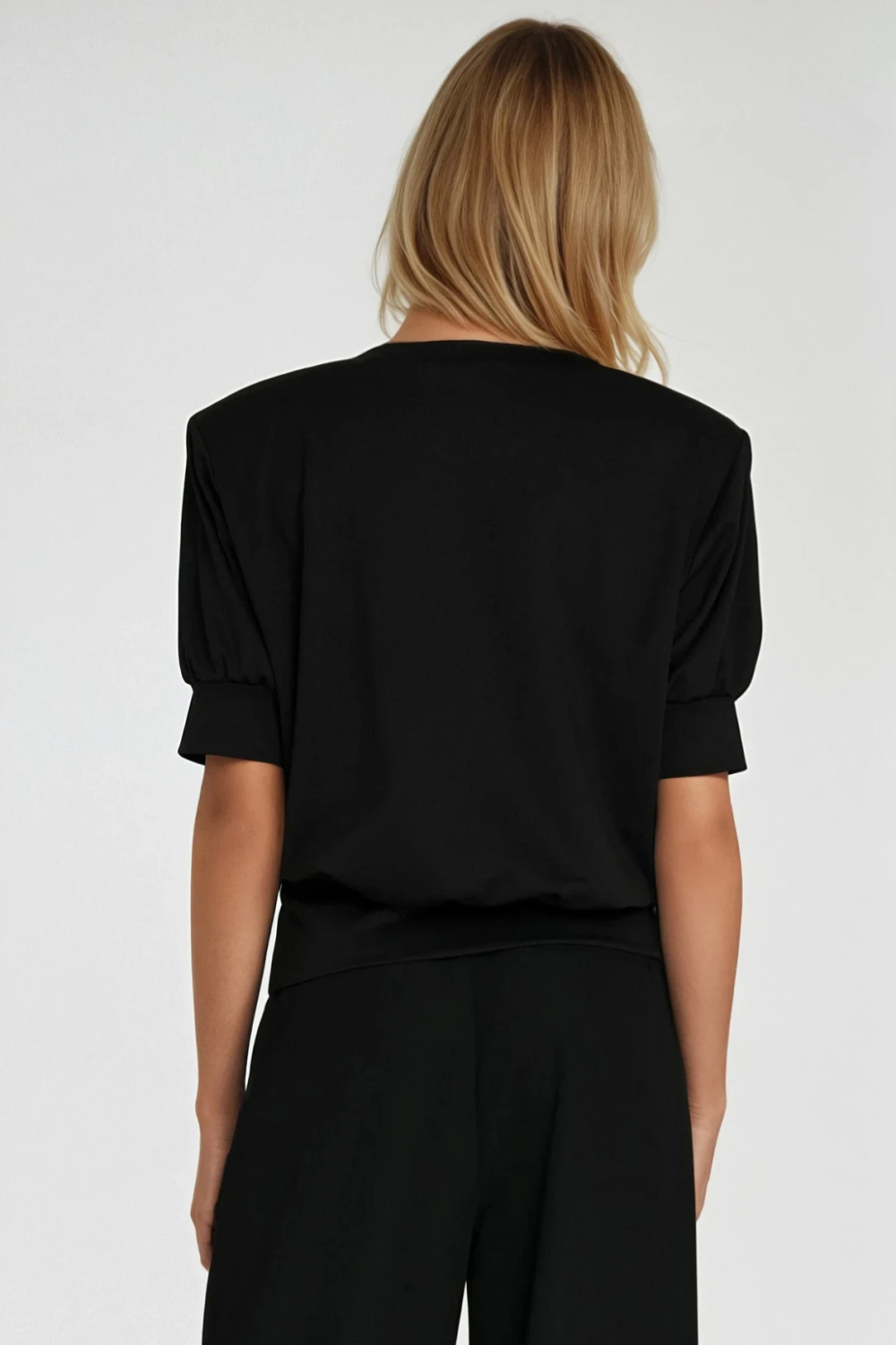 Bluza z krótkim rękawem BL12 Black - Nife - obrazek 4