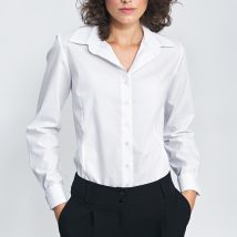 Elegancka biała koszula K71 White – Nife