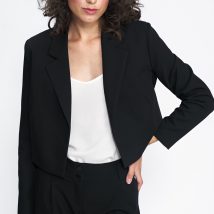 Krótki czarny żakiet Z50 Black – Nife