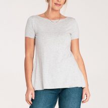 Bluzka Model M1051 Light Grey – Figl