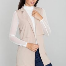 Kamizelka Damska Model M560 Beige – Figl