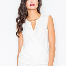 Bluzka Model 337 Ecru – Figl