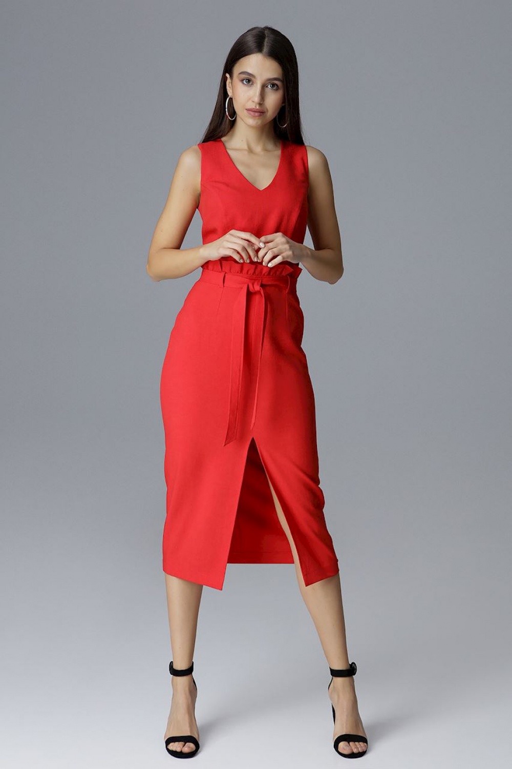 Sukienka Model M633 Red - Figl - obrazek 3