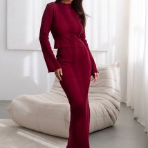 Spódnica Komplet Model Gaia 375 Bordo – IVON