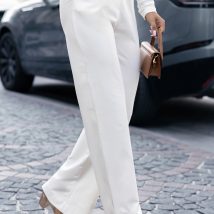 Spodnie Damskie Model Darren T32 Ecru – IVON