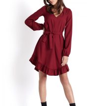 Sukienka Model Masha 224 Bordo – IVON Hurtownia odzieży on-line, moda damska, bielizna i obuwie dla kobiet – Matterhorn.pl