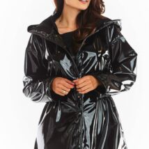 Płaszcz Damski Model A381 Black Lateks – awama