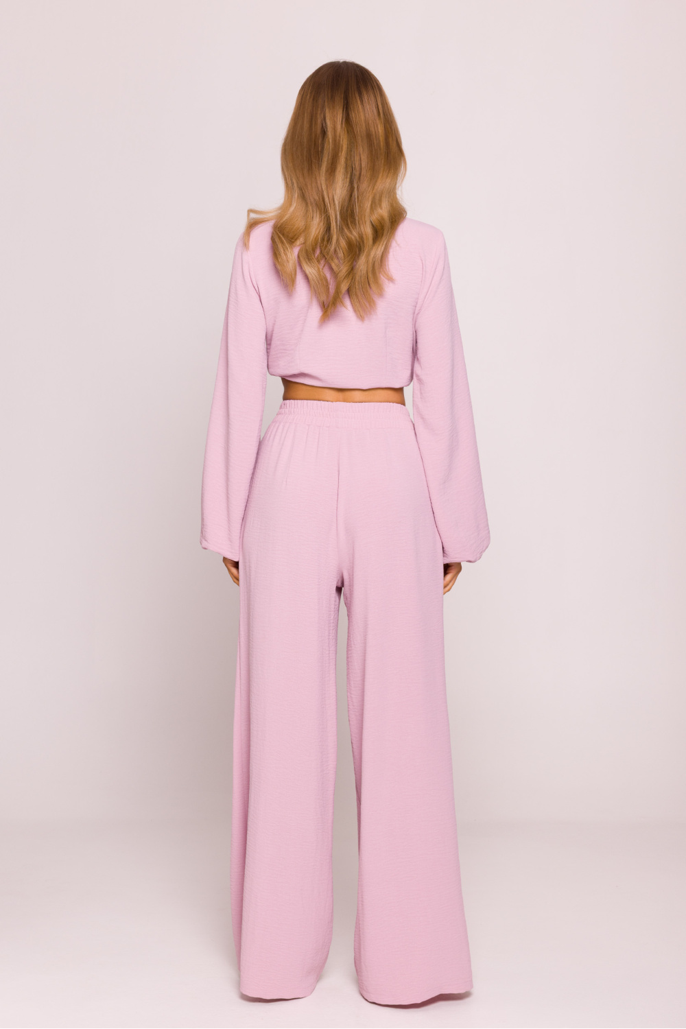 Spodnie Damskie Model MOE862 Dirty Pink - Moe - obrazek 3