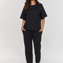 Spodnie Komplet Model M865 Black – Makadamia