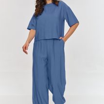 Spodnie Komplet Model M881 Blue Jeans – Makadamia