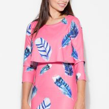 Sukienka Model K426 Wzór 52 Pink – Katrus