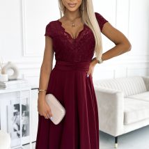 Sukienka Model Linda 381-5 Bordo – Numoco