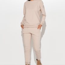 Spodnie Komplet Model NU379 Light Beige – Numinou
