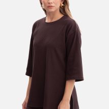 Bluzka Model B301 Gorzka Czekolada – BeWear