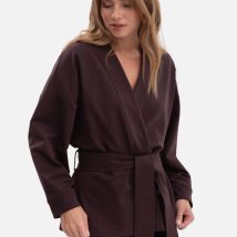 Narzutka Model B297 Gorzka Czekolada – BeWear