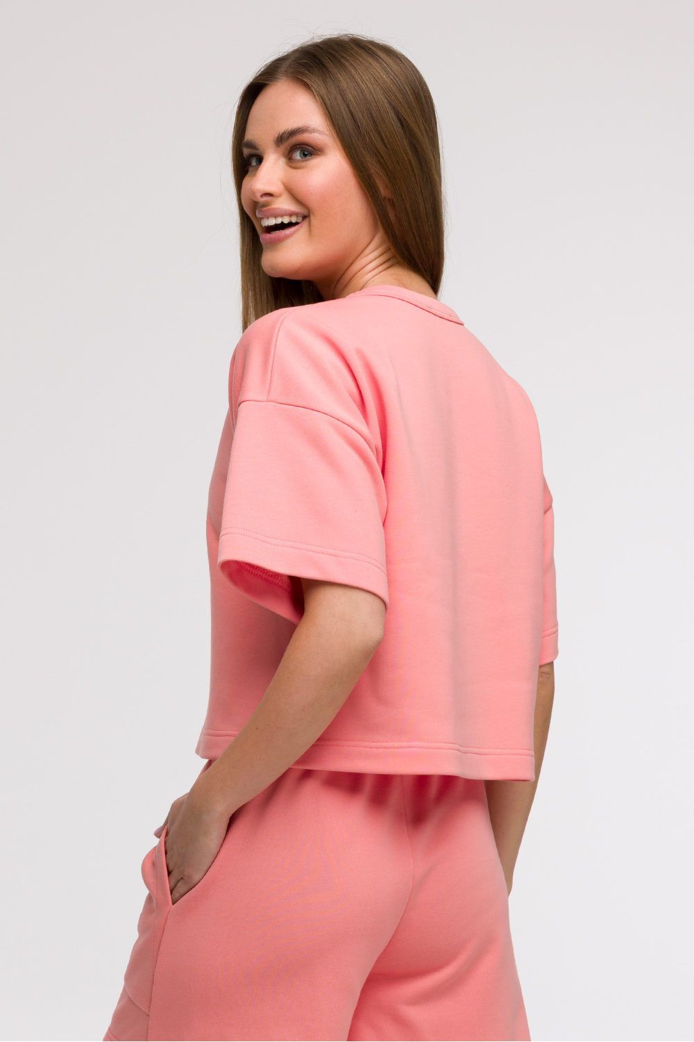 Bluza Damska Model B294 Coral - BeWear - obrazek 4