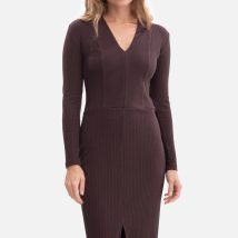 Sukienka Model B307 Gorzka Czekolada – BeWear