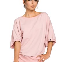 Bluza Damska Model B048 Powder Pink – BeWear