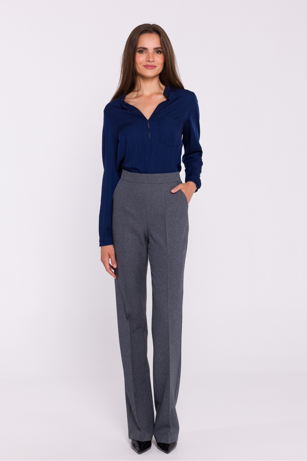 Bluzka Model S375 Navy - Stylove - obrazek 3