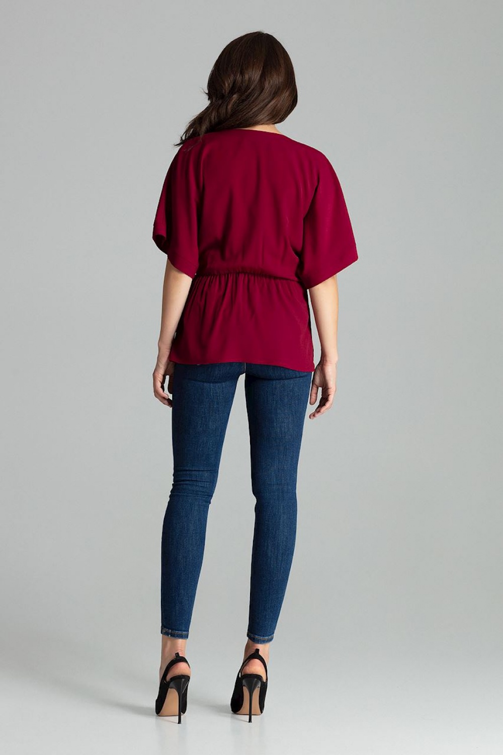 Bluzka Model L063 Bordo - Lenitif - obrazek 4