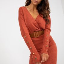 Sukienka Model TW-SK-BE-BQ183.19 Dark Orange – Och Bella