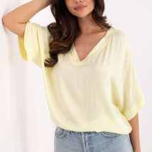 Bluzka Model TW-BZ-BI-3228.75 Light Yellow – Och Bella
