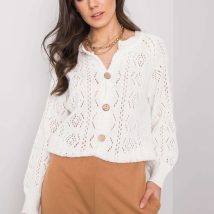 Sweter Kardigan Model TW-SW-BI-591.60 Ecru – Och Bella