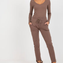 Spodnie Dresowe Model RV-DR-8380.25P Brown – Relevance