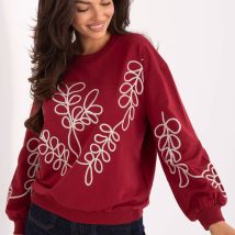Bluza Damska Model RV-BZ-A175.02 Bordo – Relevance