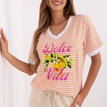 Bluzka Model MI-BZ-M6312-2.93 Orange – Italy Moda