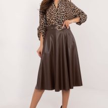 Spódnica Model DHJ-SD-A1997.76 Dark Brown – Italy Moda