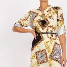 Sukienka Model DHJ-SK-5766AB-6.76 Light Yellow – Italy Moda