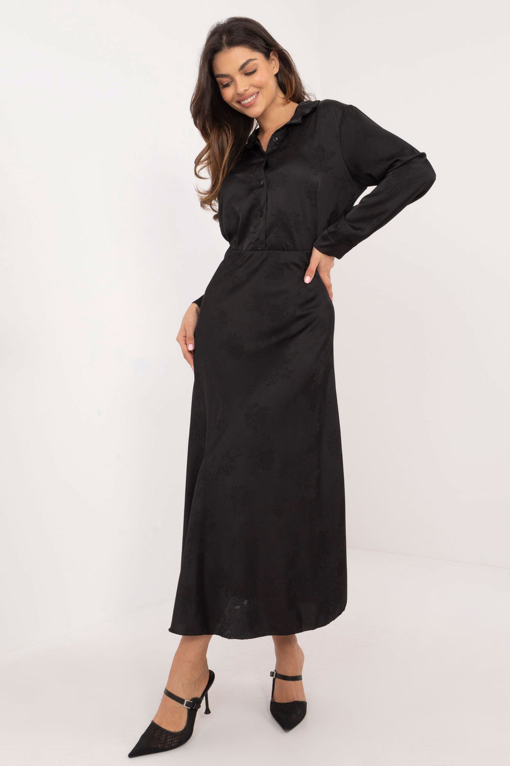 Spódnica Model DHJ-SD-19293.67 Black - Italy Moda - obrazek 3