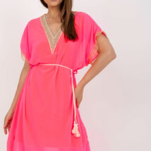 Sukienka Model DHJ-SK-1508.12 Fluo Pink – Italy Moda