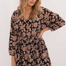 Sukienka Model DHJ-SK-19861-7.94 Black/Beige – Italy Moda