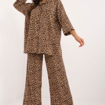 Spodnie Komplet Model DHJ-KMPL-19589-5.54 Black/Beige – Italy Moda