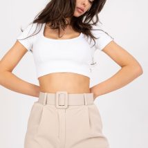 Szorty Damskie Model DHJ-SN-15776.01P Beige – Italy Moda