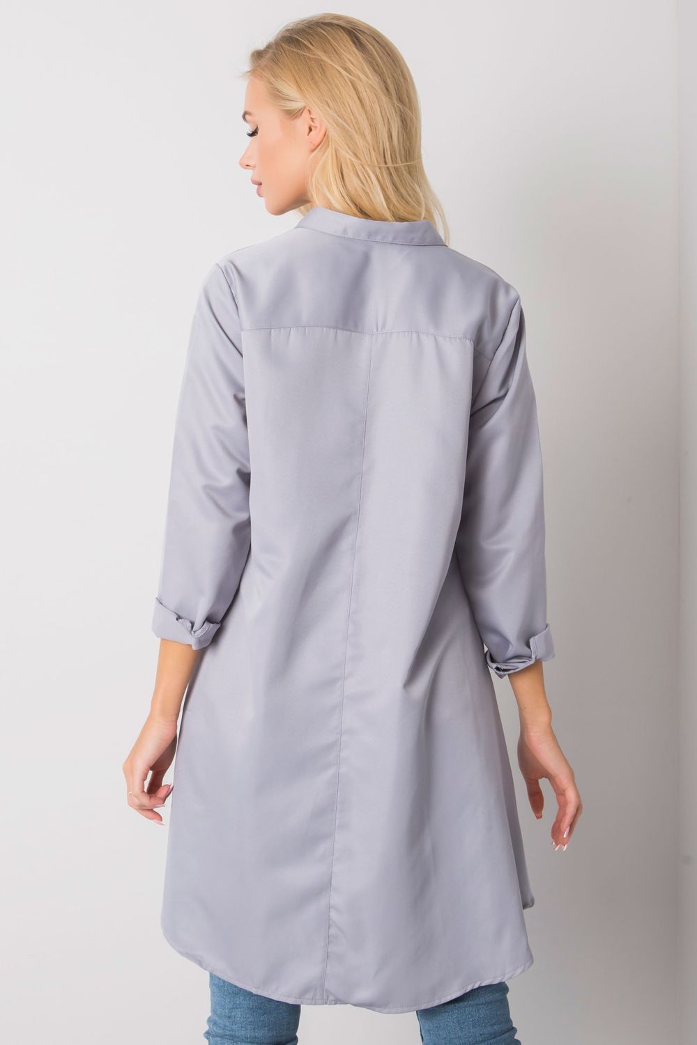 Koszula Damska Model EM-KS-556-1.11 Grey - Ex Moda - obrazek 4