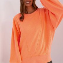 Bluza Damska Model EM-BL-716.14 Fluo Orange – Ex Moda
