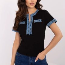 Tshirt Damski Model NM-TS-V8295.35 Black – NM