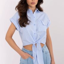 Bluzka Damska Model NM-BZ-KA-01147.62P White/Blue – NM