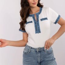 Bluzka Model NM-TS-V8295.35 Ecru – NM