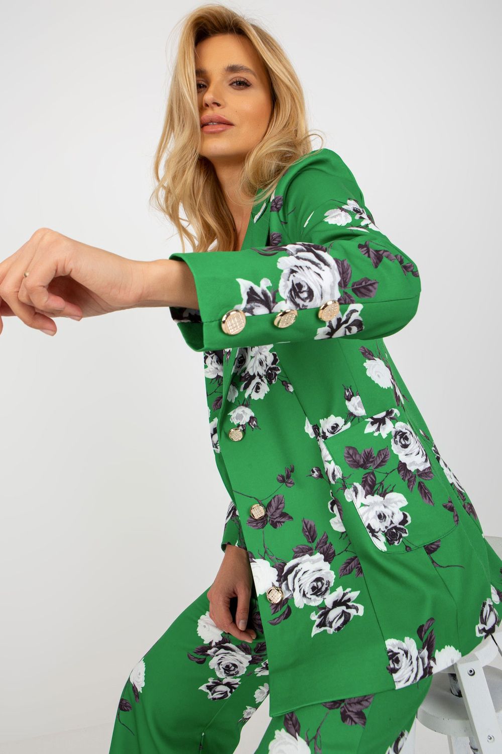 Marynarka Model LK-MA-508918.18P Green - Lakerta - obrazek 3