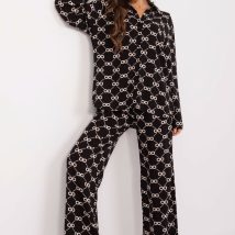 Spodnie Komplet Model LK-KMPL-509644-1.41X Black/Beige – Lakerta