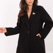 Płaszcz Damski Model IT-PL-FL8153.60 Black – Rue Paris