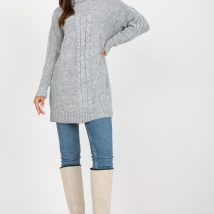 Sweter Damski Model LC-SW-8015.25P Grey – Rue Paris