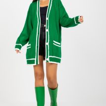 Sweter Kardigan Model LC-SW-0333.06X Green – Rue Paris