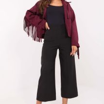 Spodnie Damskie Model IT-SP-FL9068.96 Black – Rue Paris