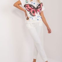 Spodnie Komplet Model DHJ-KMPL-8899.17 Ecru – Rue Paris