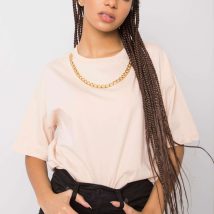 T-shirt Damski Model 157-TS-4257.78 Brzoskwinia – Rue Paris